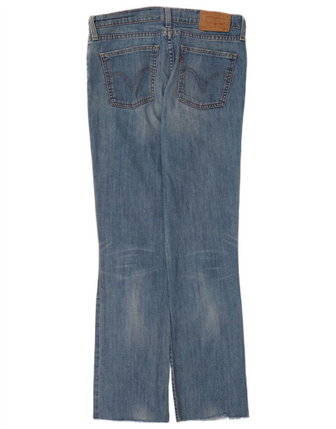 Levi's Womens Straight Jeans W30 L30 Blue Cotton