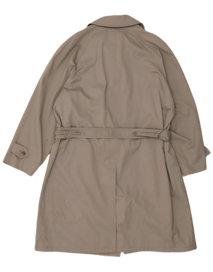 Capa de chuva masculina VINTAGE solta IT 49 poliéster cinza médio