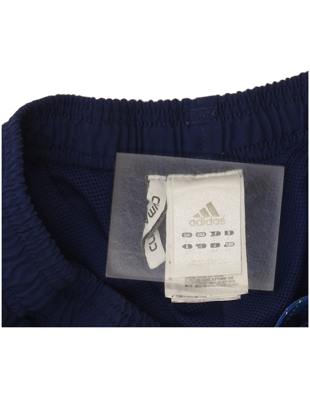 Adidas Mens Climalite Sport Shorts Large Navy Blue Polyester
