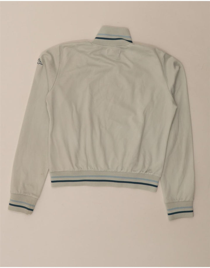KAPPA Womens Crop Tracksuit Top Jacket UK 18 XL Green Polyester