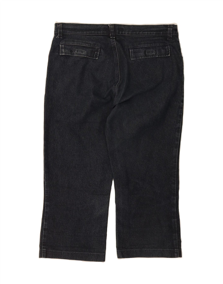 RIFLE Womens Capri Jeans W32 L21 Navy Blue Cotton Vintage Rifle and Second-Hand Rifle from Messina Hembry 