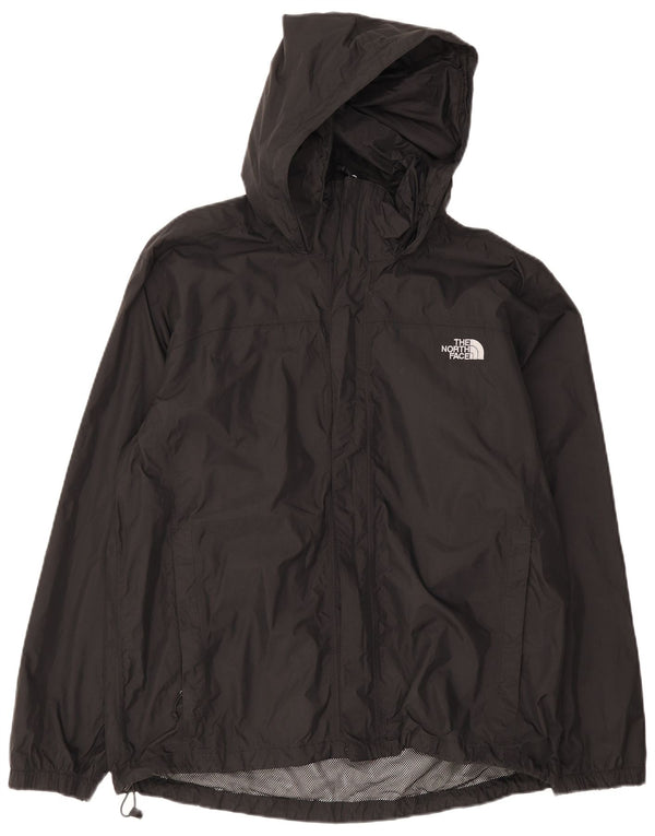 The North Face Chaqueta impermeable con capucha para hombre UK 40 Large Nylon negro