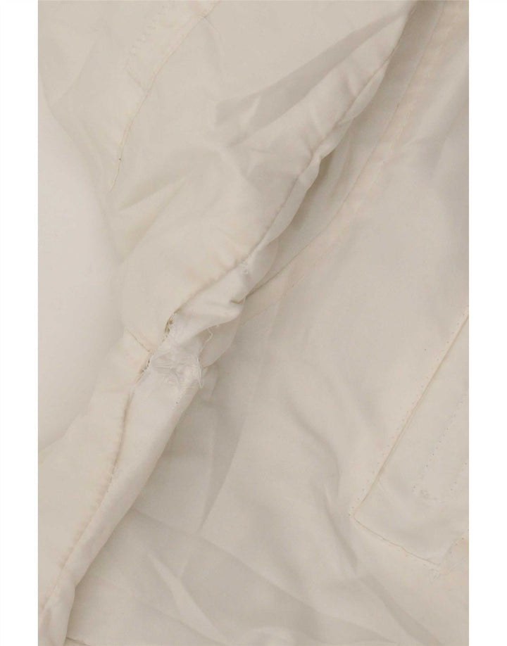 Giubbotto bomber con cappuccio da uomo Jack & Jones UK 38 poliestere bianco medio