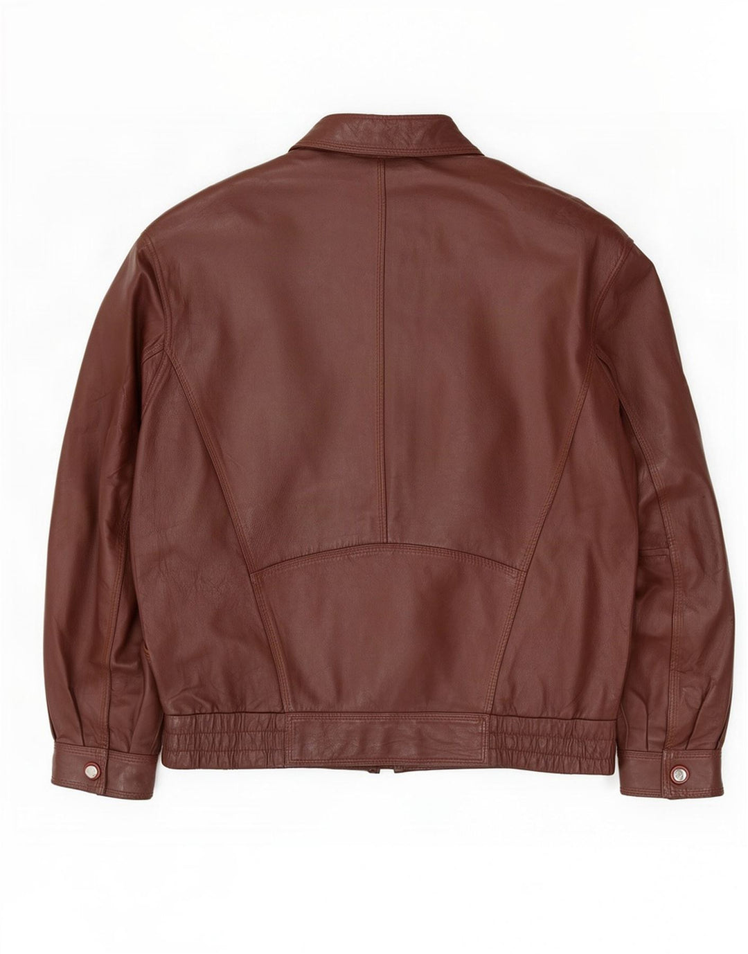 Roger Kent Veste en cuir pour homme UK 40 Large Marron
