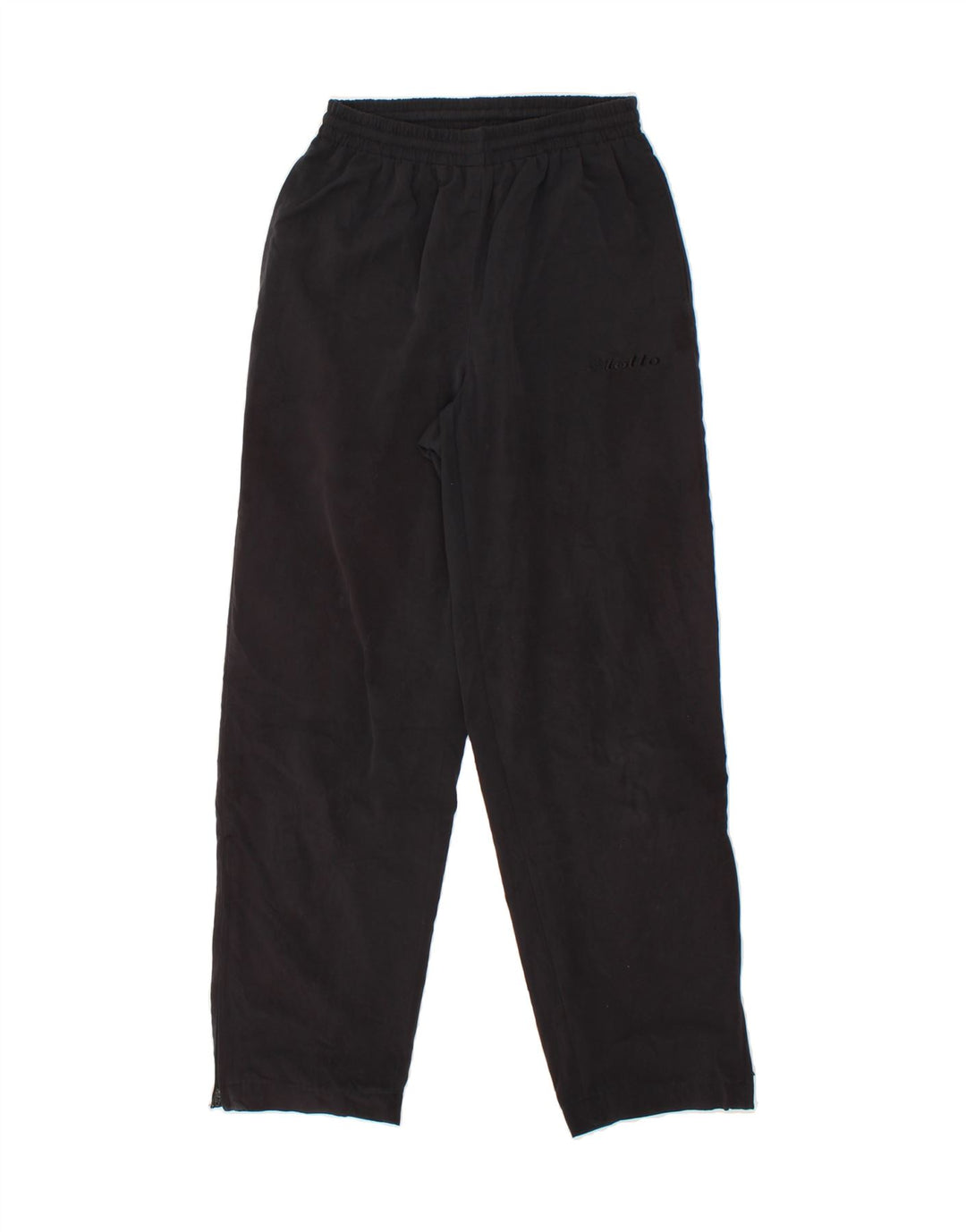 LOTTO Mens Tracksuit Trousers XS  Black Polyester Vintage Lotto and Second-Hand Lotto from Messina Hembry 
