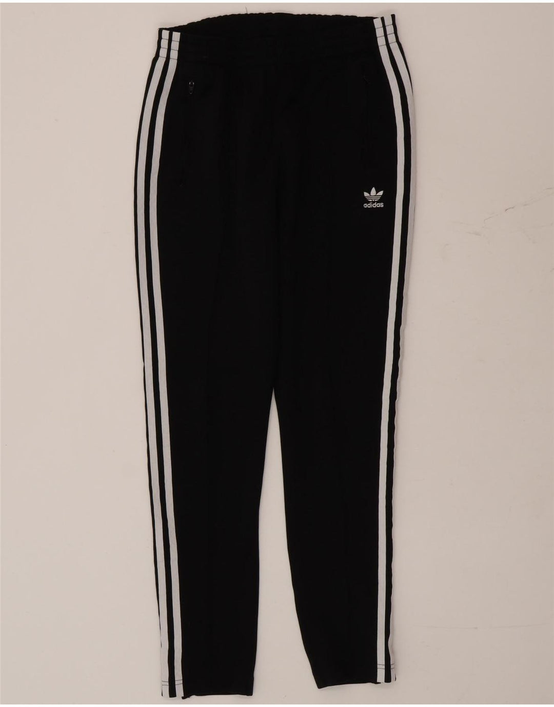 Adidas Womens Tracksuit Trousers UK 10 Small Black Polyester