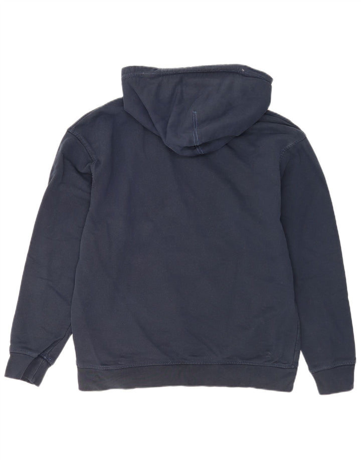 Levi's Mens Graphic Hoodie Jumper Medium Navy Blue Cotton