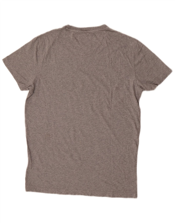 Tommy Hilfiger Herre T-Shirt Top Medium Grå Bomuld