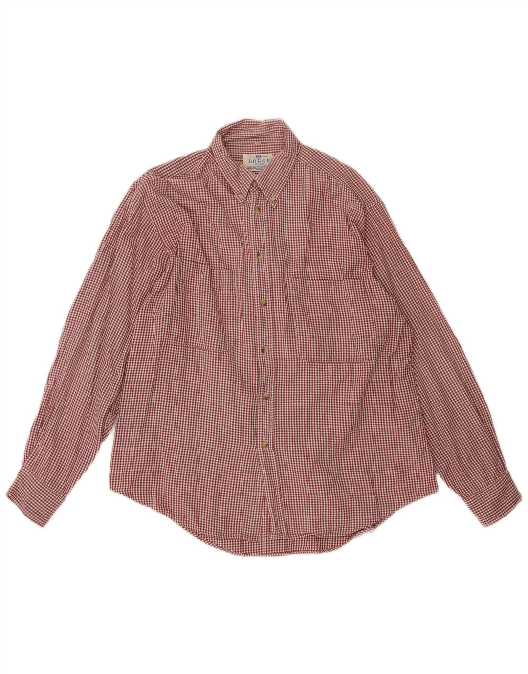 Camicia da uomo Boggi grande a quadretti rossi