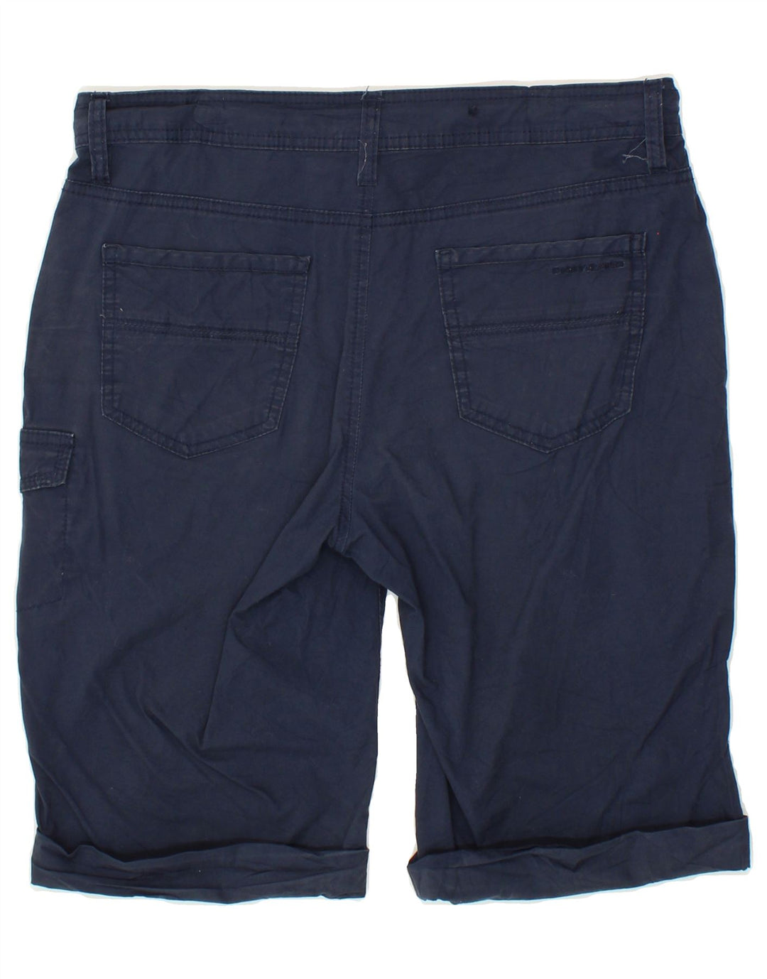 DKNY Womens Bermuda Cargo Shorts US 6 Medium W30  Navy Blue Vintage Dkny and Second-Hand Dkny from Messina Hembry 