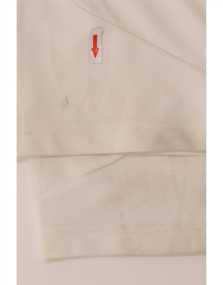 Adidas Mens Tracksuit Trousers Large White Polyester