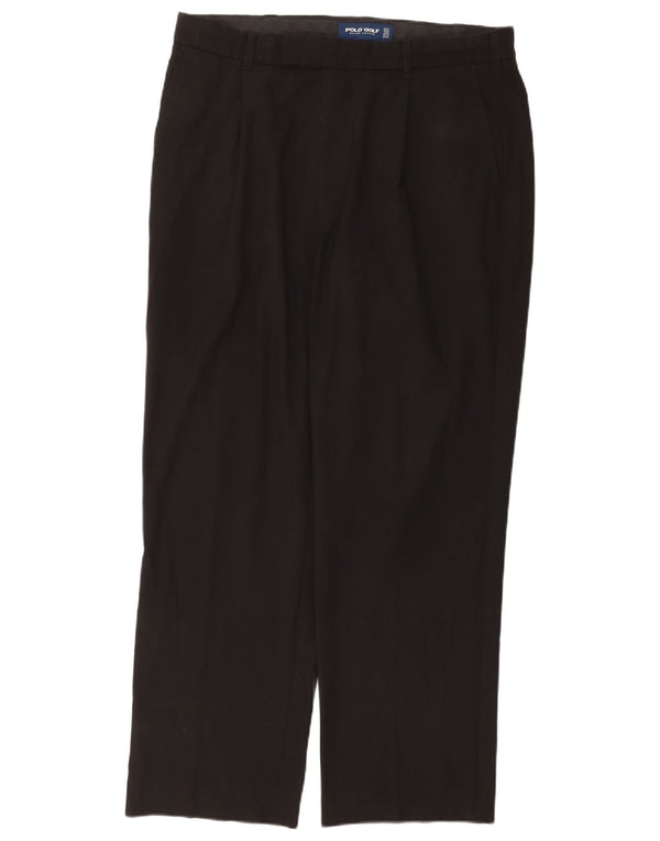 Męskie spodnie Chino Ralph Lauren W36 L32 Czarny poliester