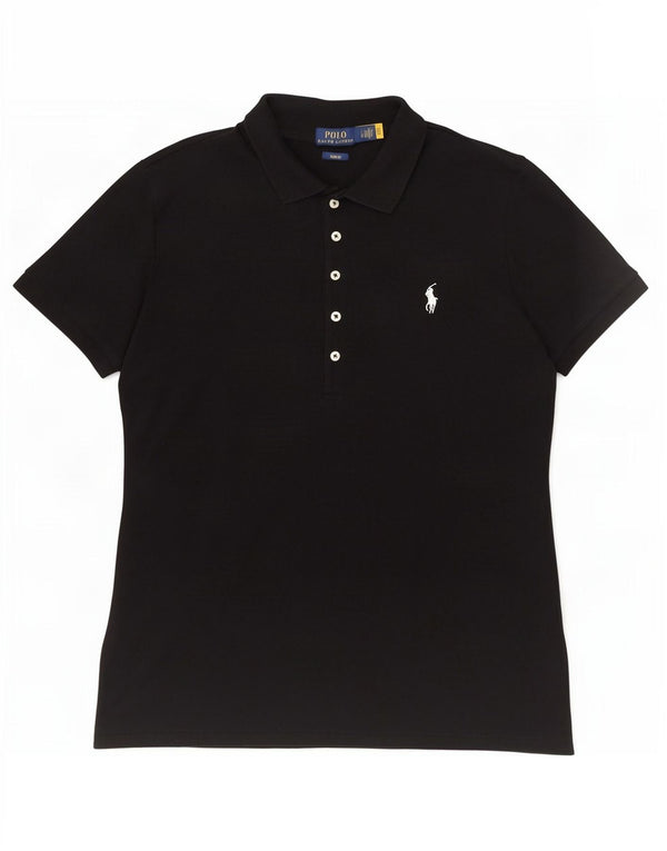Polo Ralph Lauren Mens Slim Fit Polo Shirt Large Black