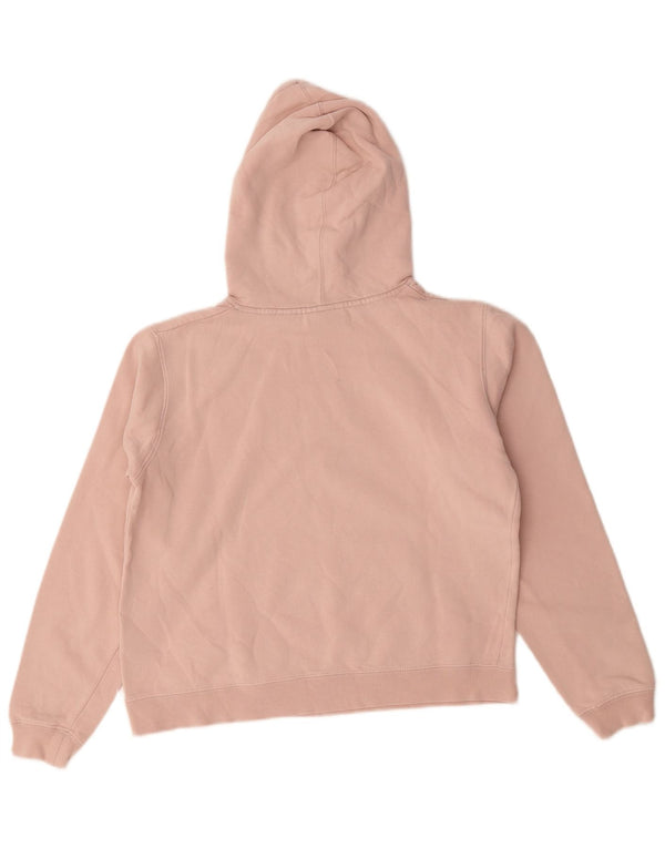 Fila Femme Crop Graphic Sweat à capuche UK 14 Coton Rose Moyen