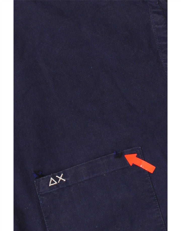 SUN68 Mens Shirt Medium Navy Blue Cotton Vintage Sun68 and Second-Hand Sun68 from Messina Hembry 
