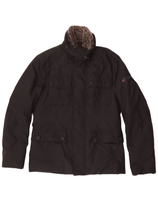 Jachetă căptușită pentru bărbați PEUTEREY UK 44 2XL Poliester negru