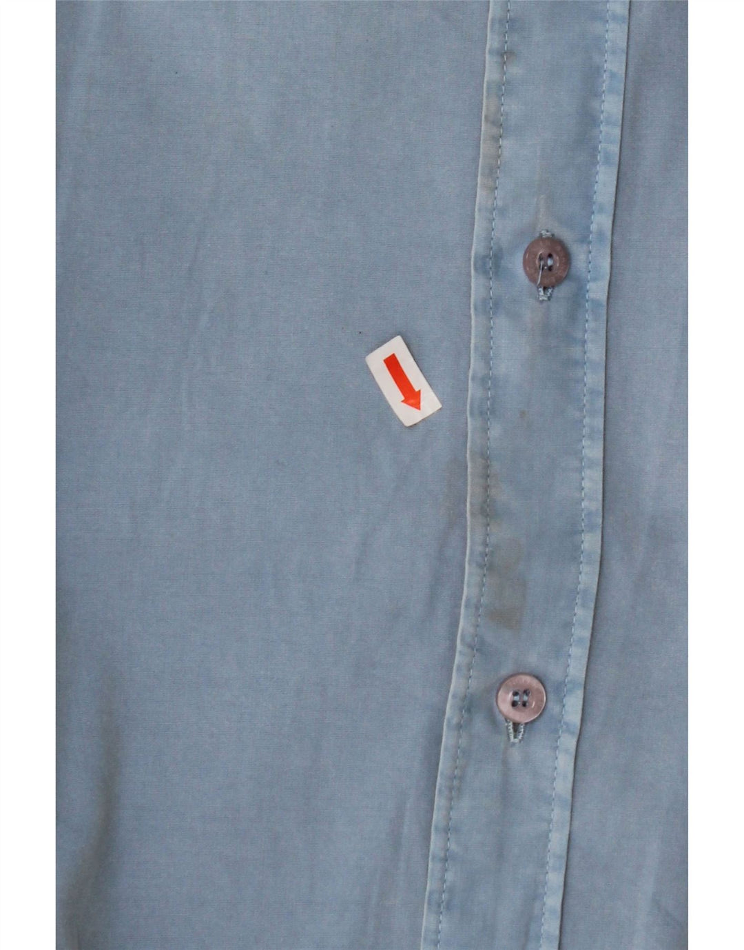 WRANGLER Mens Shirt Large Blue Cotton