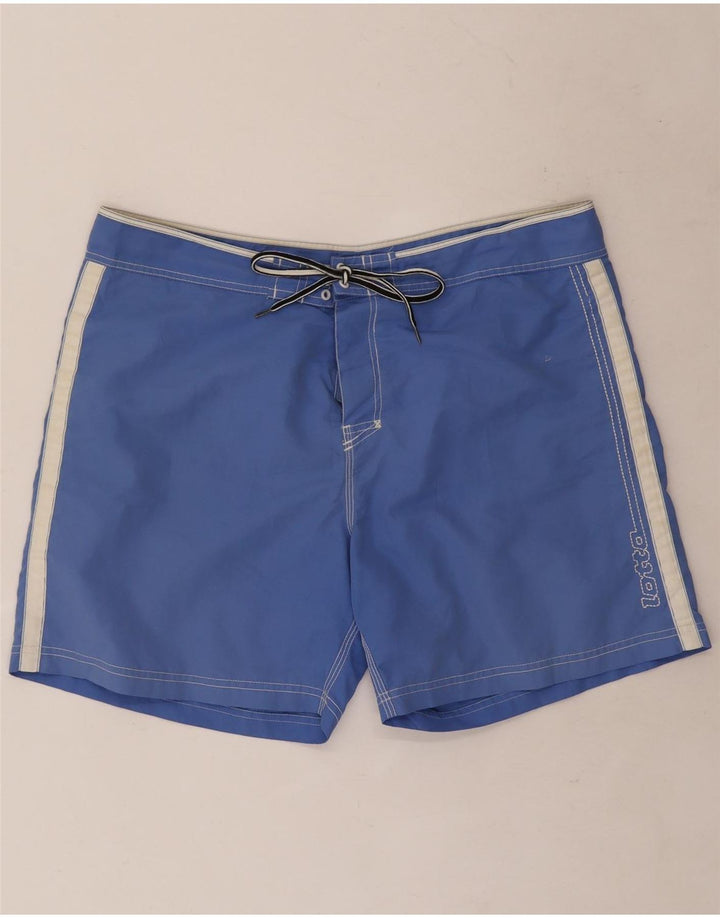 Lotto Mens Swimming Shorts Large Blue Colourblock