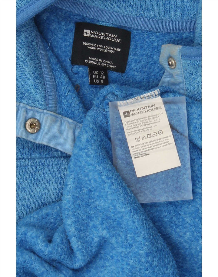 Mountain Warehouse Womens Sweatshirt Jumper UK 12 Medium Blue Flecked