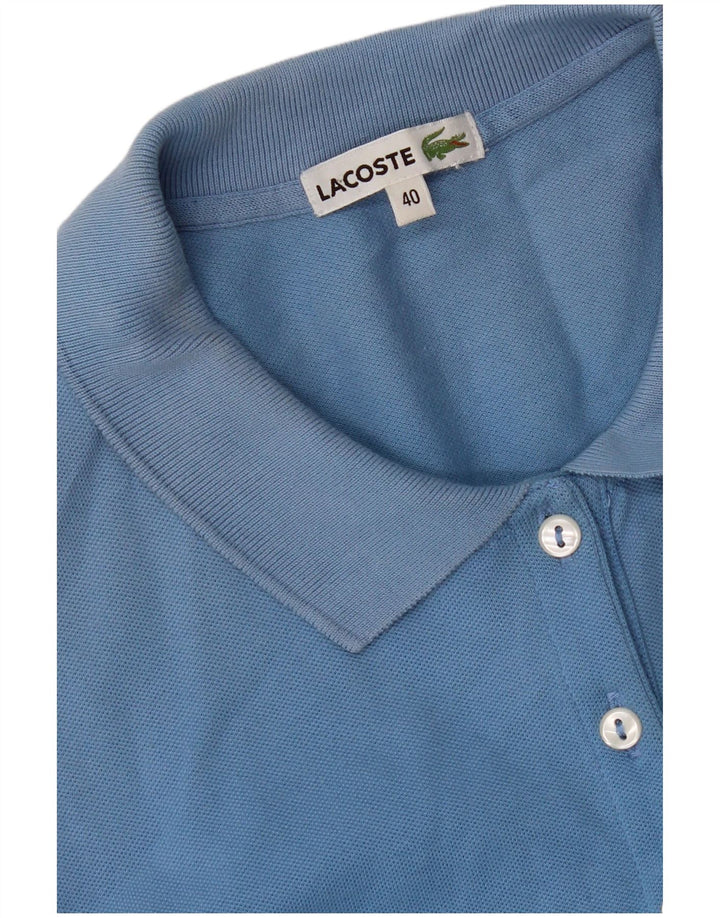 Lacoste Womens Polo Dress Size 40 Medium Blue