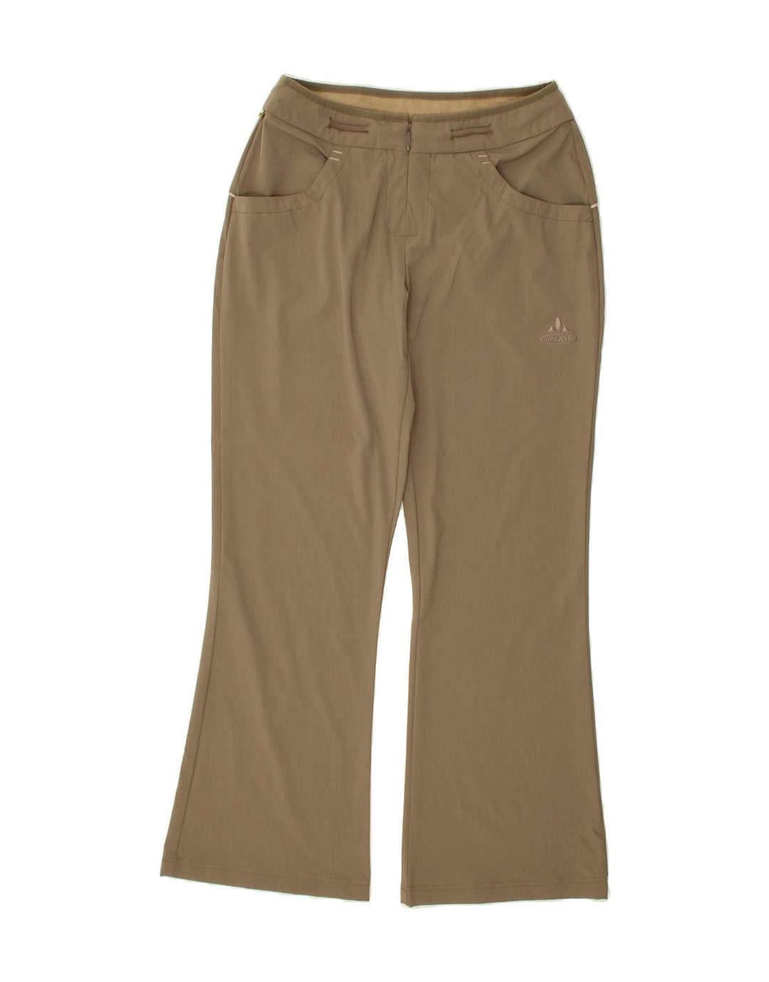 VAUDE Womens Bootcut Casual Trousers EU 40 Medium W30 L30 Beige Polyamide Vintage Vaude and Second-Hand Vaude from Messina Hembry 
