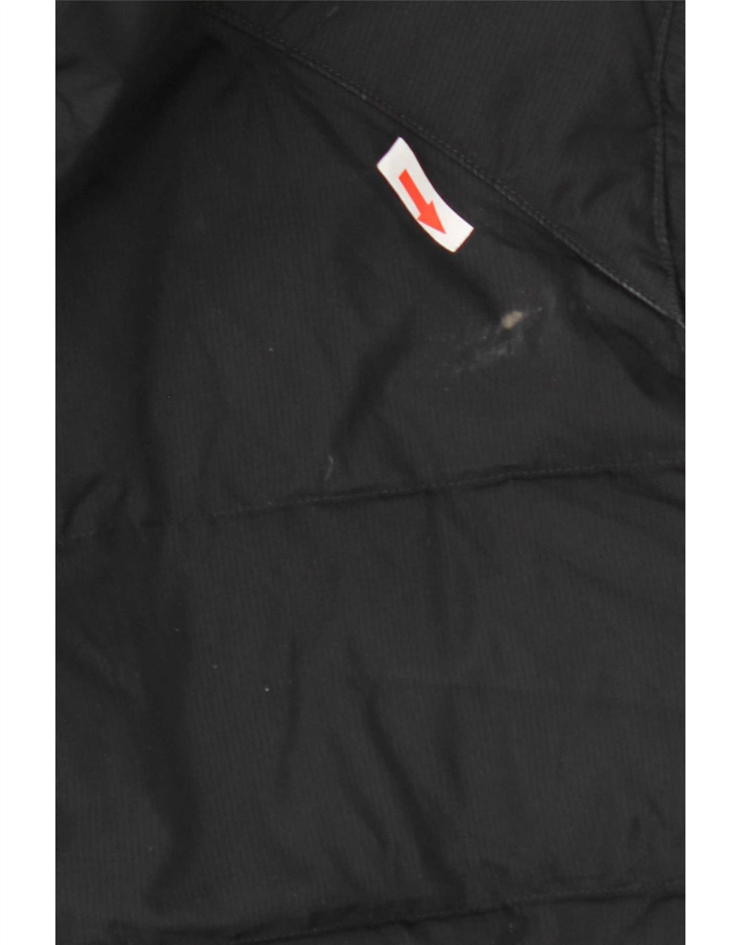 Nike Mens Hooded Padded Coat UK 40 Large Black Polyester