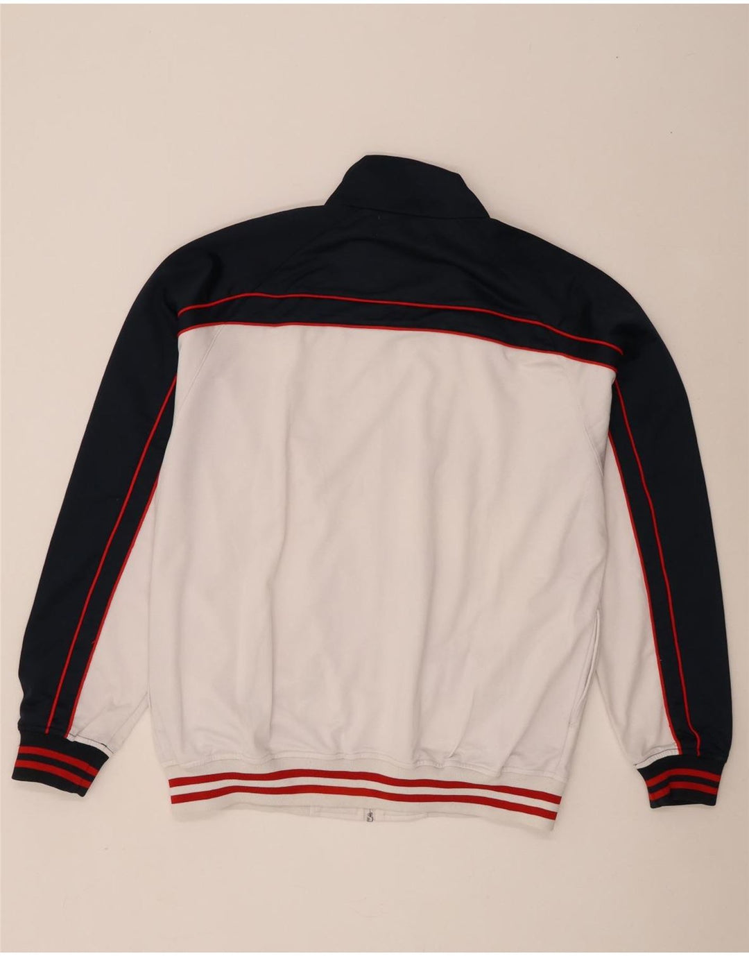 Giacca da tuta da uomo Kappa 2XL Poliestere color block bianco