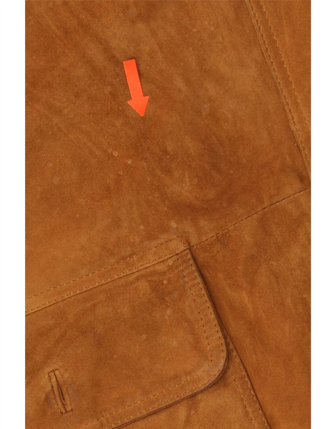 Vintage Mens Suede Bomber Jacket IT 54 2XL Brown