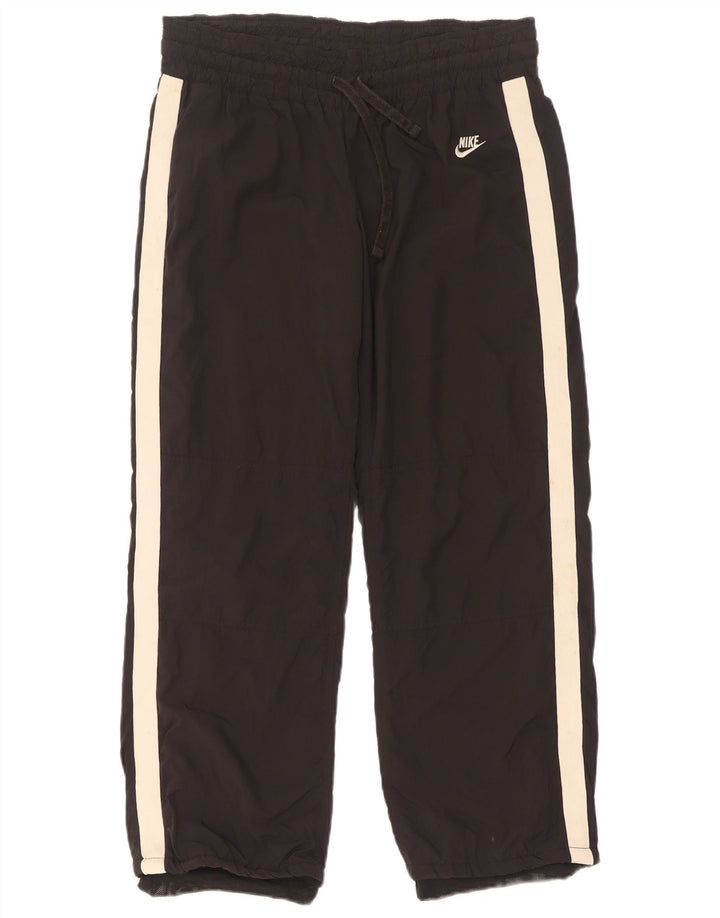 Pantaloni della tuta da donna Nike US 8/10 Medium Black Colourblock poliestere