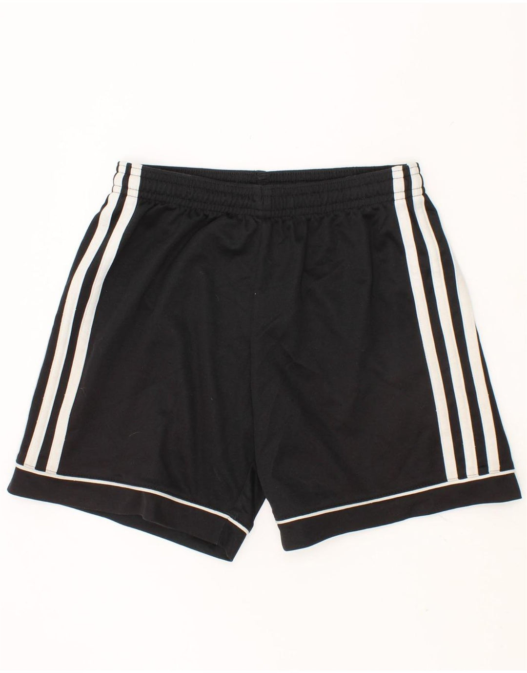 ADIDAS Boys Climalite Sport Shorts 9-10 Years Black Polyester Vintage Adidas and Second-Hand Adidas from Messina Hembry 