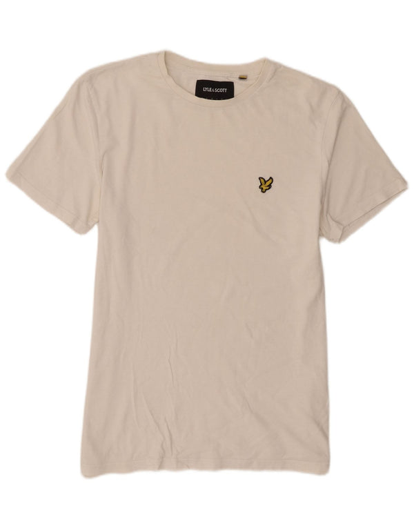 Lyle & Scott T-shirt à manches courtes pour hommes, grand coton blanc