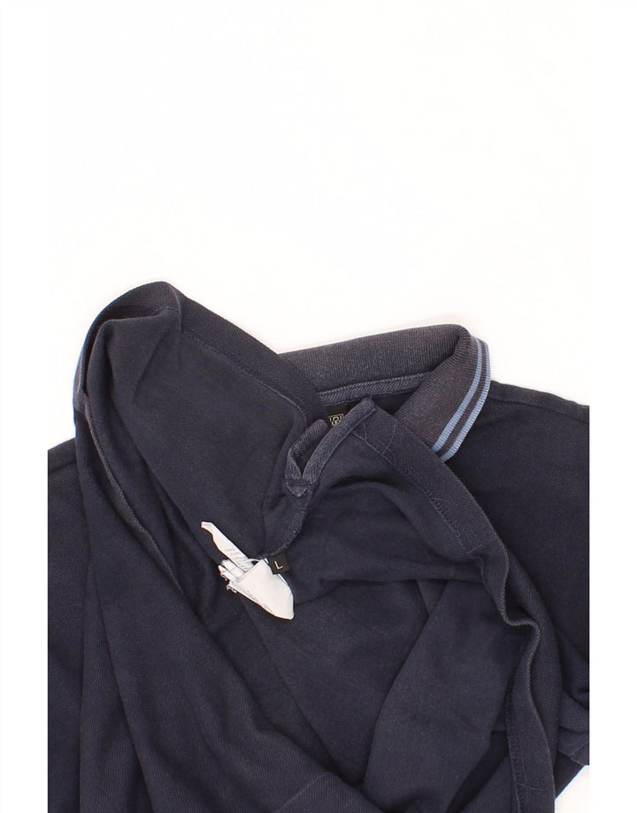 NAPAPIJRI Mens Polo Shirt Large Navy Blue Vintage Napapijri and Second-Hand Napapijri from Messina Hembry 