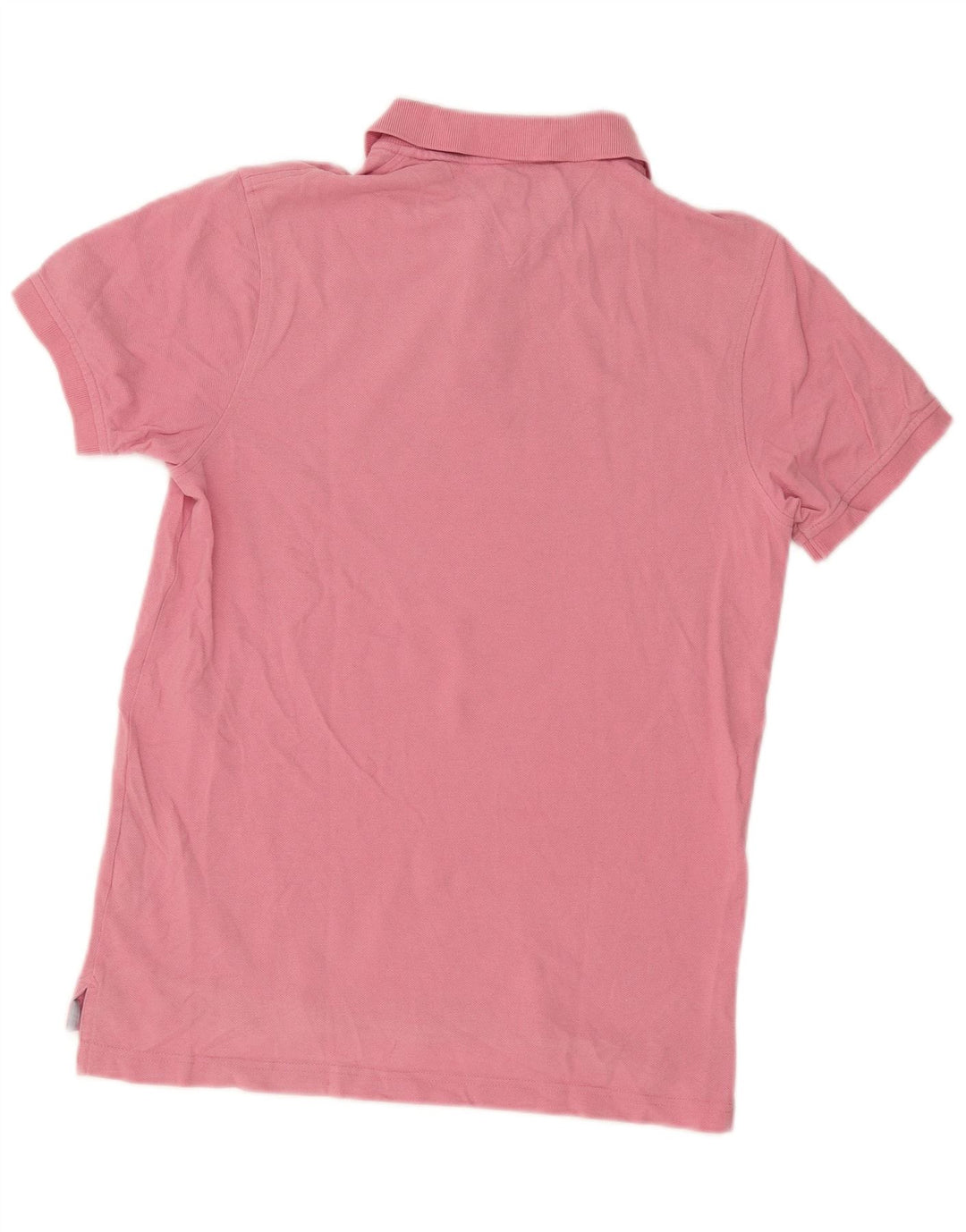 Tommy Hilfiger Mens Polo Shirt Medium Pink Cotton