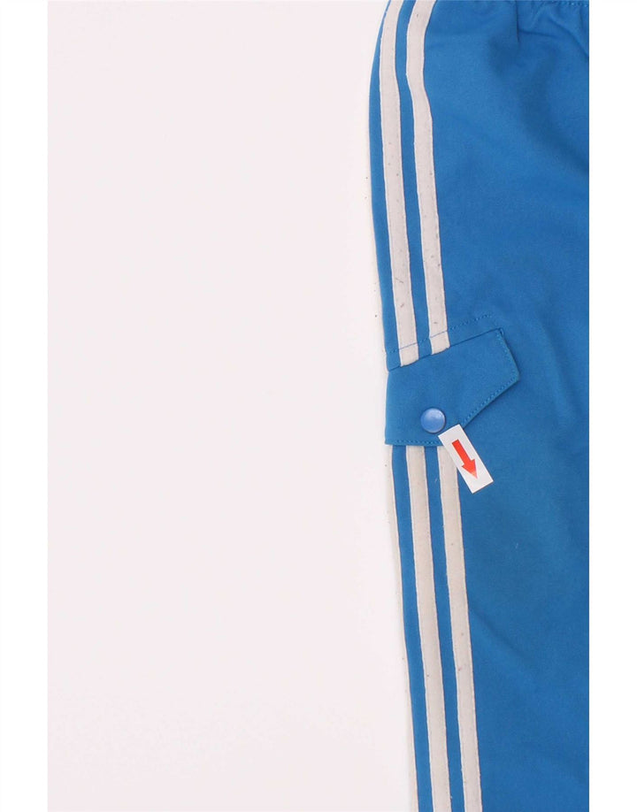 Adidas Baby Boys Cargo Tracksuit Trousers 6-9 Months Blue Polyester
