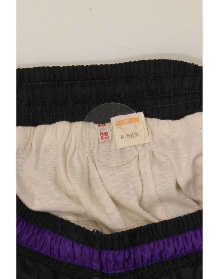 Vintage træningsdragt til mænd Joggers Medium Sort Colourblock