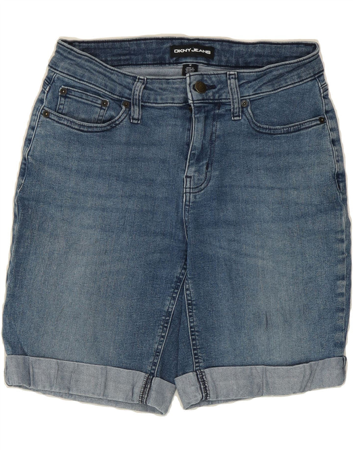 DKNY Womens Denim Shorts US 8 Medium W28 Blue Cotton Vintage Dkny and Second-Hand Dkny from Messina Hembry 