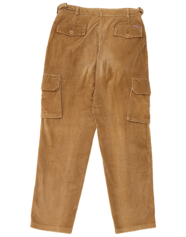 Canadian Mens Cargo Corduroy Trousers EU 48 Medium W32 L31 Brown Cotton
