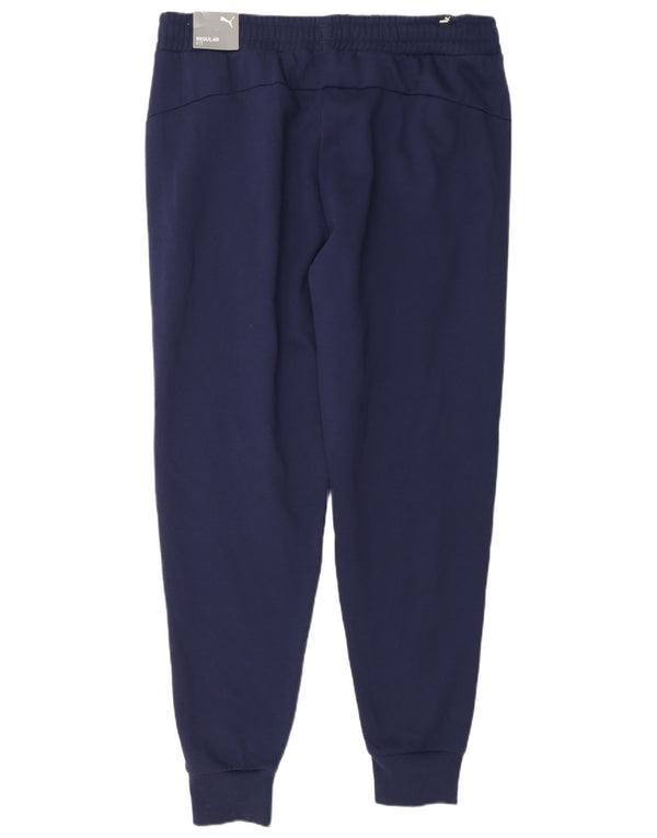 Męskie spodnie dresowe Puma Joggers XL Granatowe, bawełniane