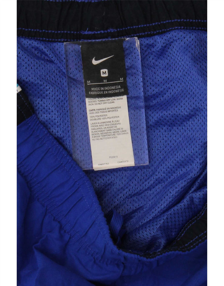 Nike Mens Sport Shorts Medium Blue Colourblock Polyester