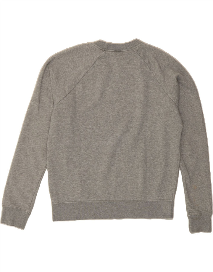 NIKE Womens Oversized Sweatshirt Jumper UK 10 Small Grey Cotton Vintage Nike and Second-Hand Nike from Messina Hembry 
