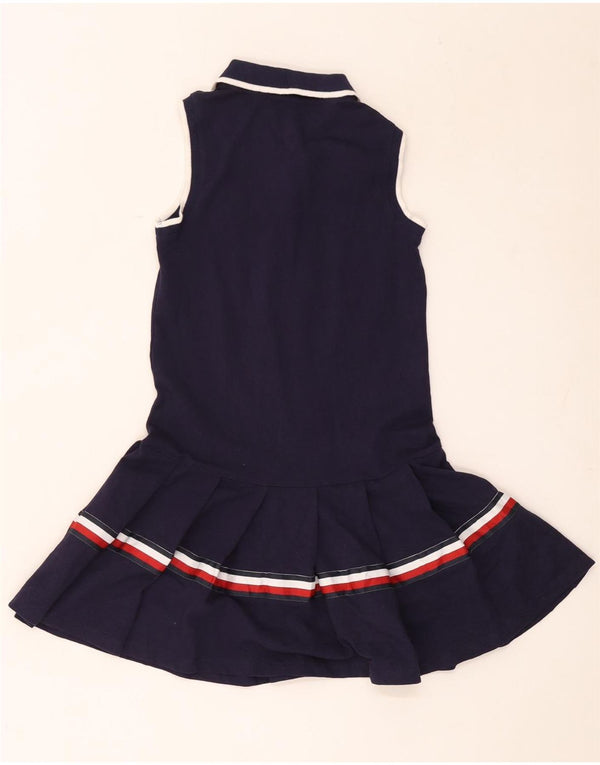 Tommy Hilfiger Robe Polo Fille 9-10 Ans Bleu Marine Rayé Moyen