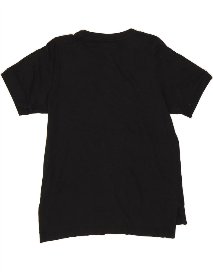 NIKE Womens Graphic T-Shirt Top UK 10 Small Black Polyester Vintage Nike and Second-Hand Nike from Messina Hembry 