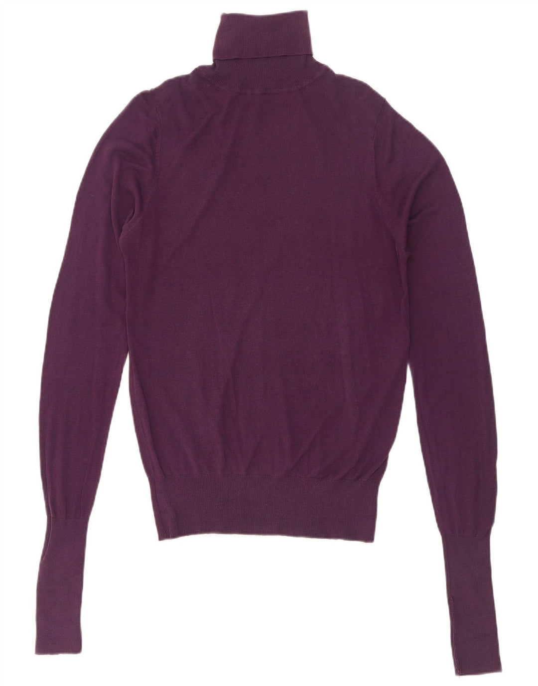 Zara Mens Roll Neck Jumper Sweater Medium Purple