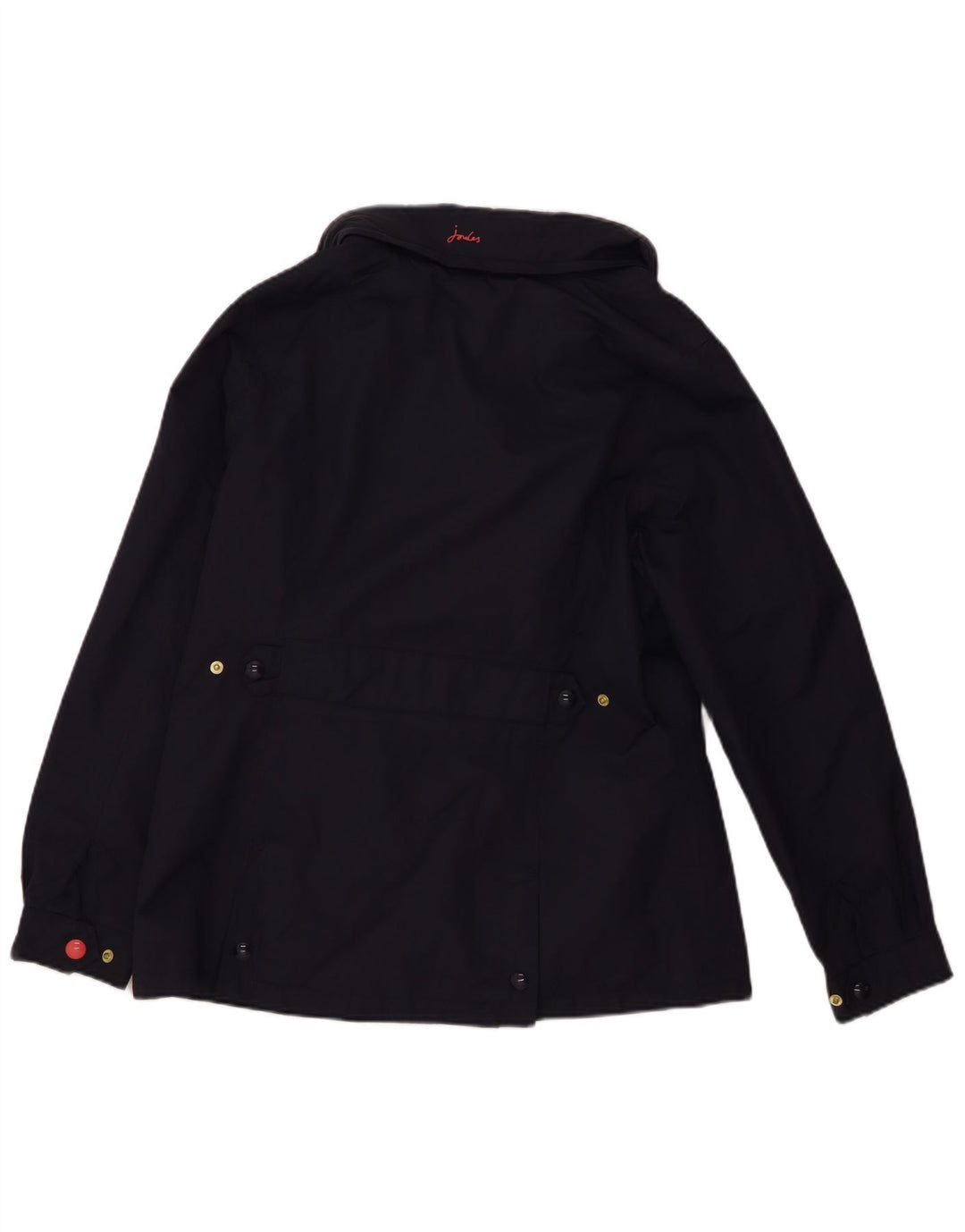 Joules Dame Regnjakke UK 12 Medium Navy Blue Polyamide