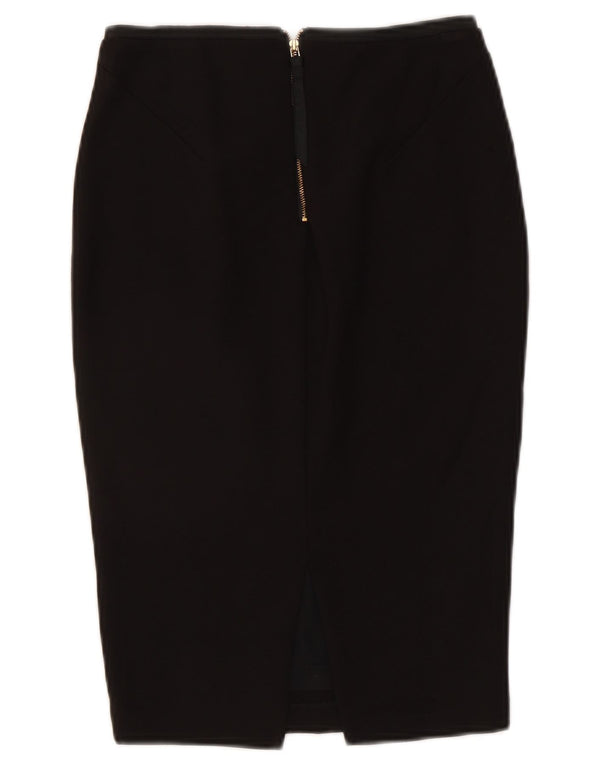 Jupe crayon taille haute Boden Femme UK 6 XS W24 Noir Viscose