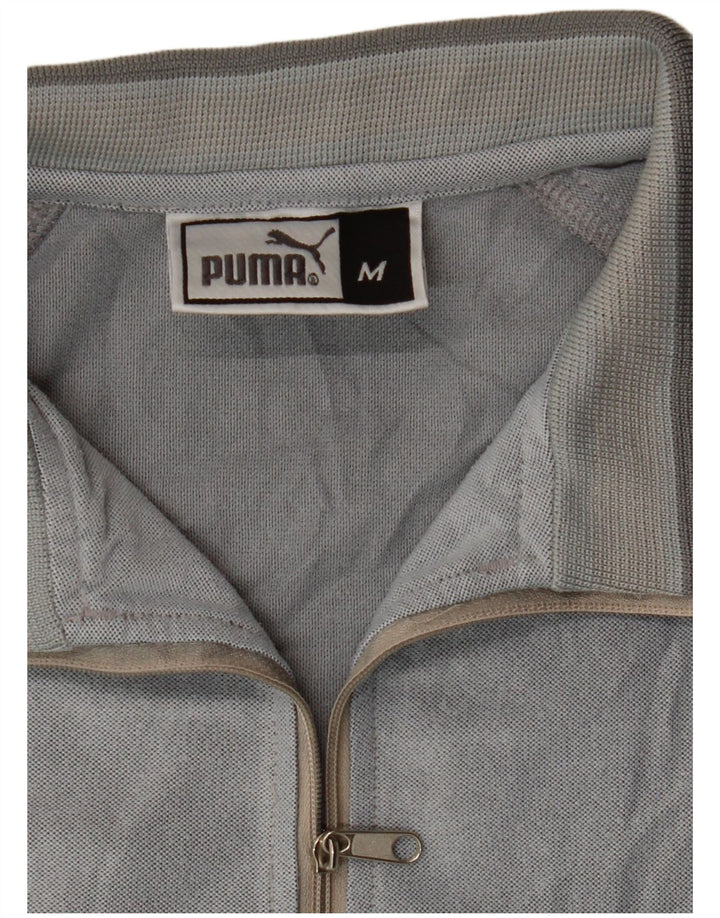 PUMA Womens Tracksuit Top Jacket UK 14 Medium Blue