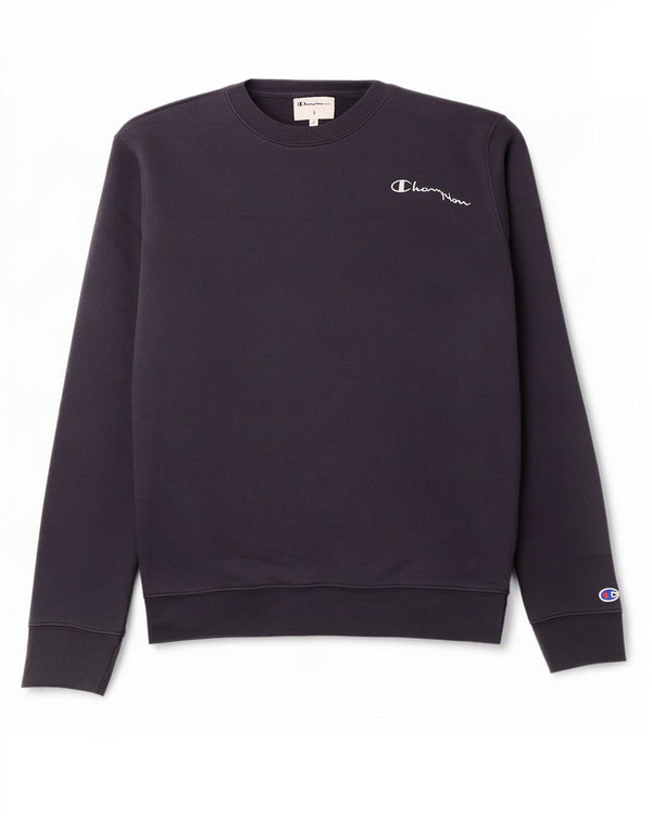Champion Mens Sweatshirt Jumper Small Navy Blue Cotton