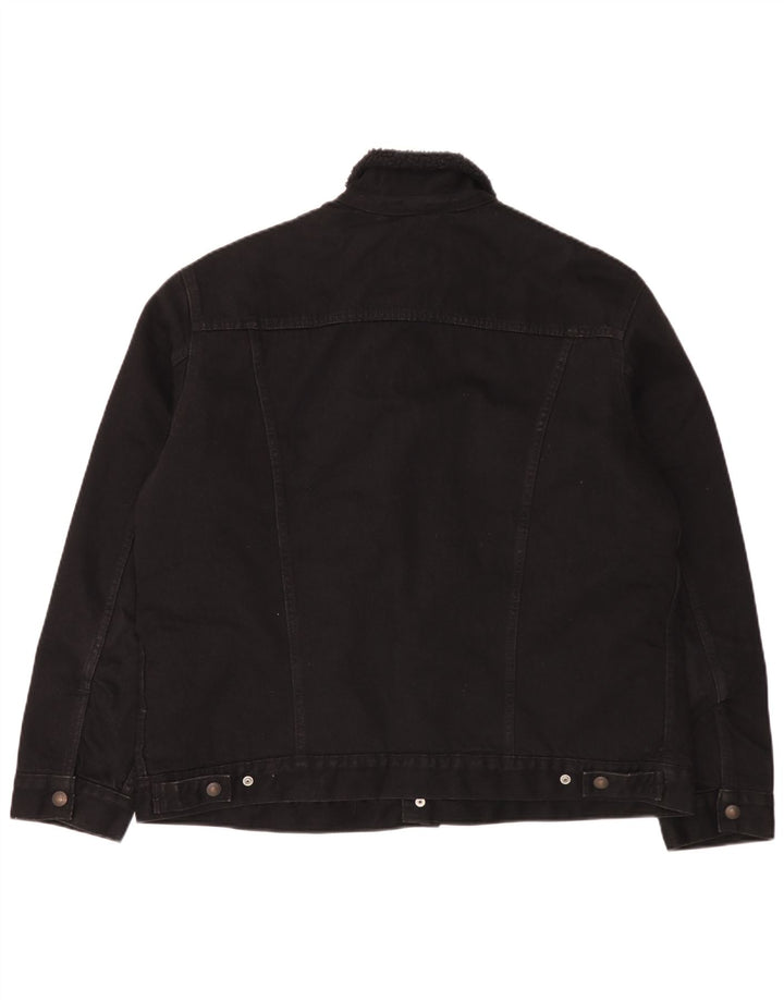 Levi's Herre denimjakke UK 42 XL Sort Bomuld