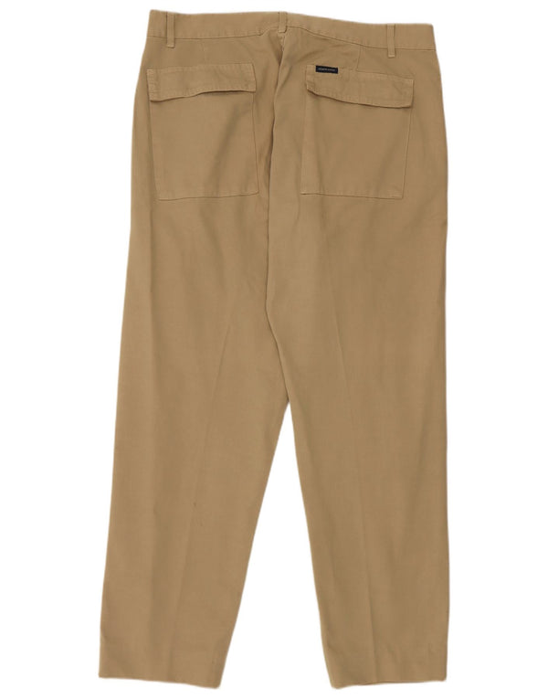 North Sails Damen Gerade Chinohose IT 54 2XL W38 L30 Beige Baumwolle