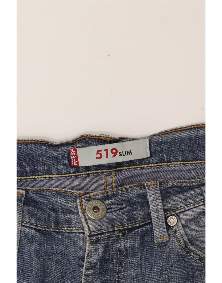 LEVI'S Mens 519 Slim Jeans W32 L34 Blue Vintage Levi's and Second-Hand Levi's from Messina Hembry 